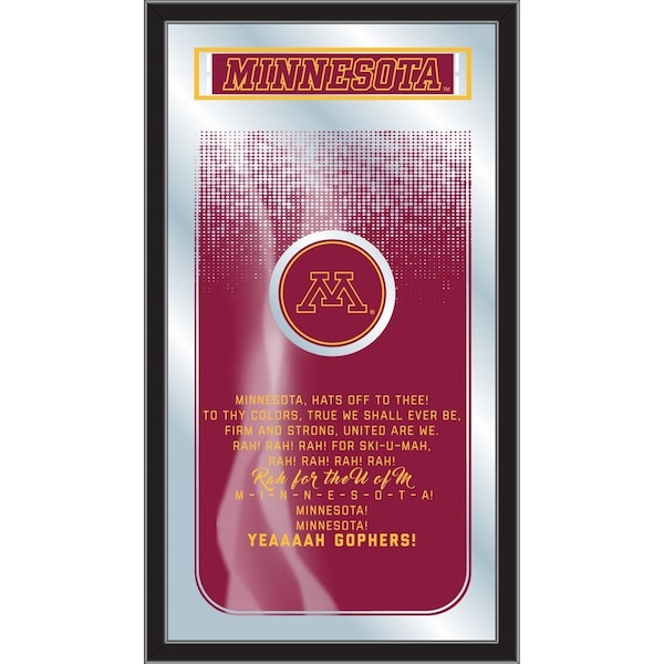 Minnesota 26" x 15" Fight Song Mirror