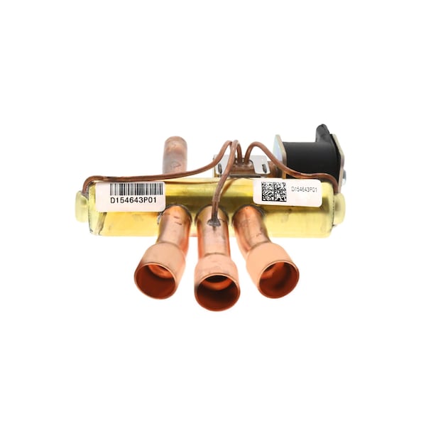 Reversing Valve, 5/8"X1/2", 2Ton, 24V Coil