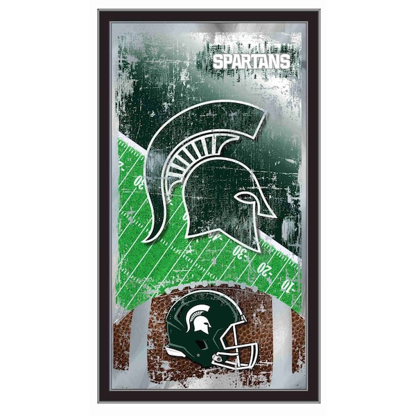 Michigan State 15" x 26" Football Mirror