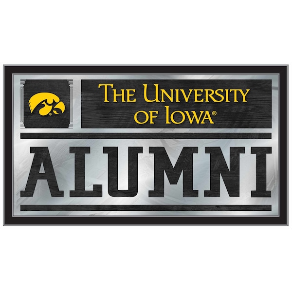Iowa 26" x 15" Alumni Mirror