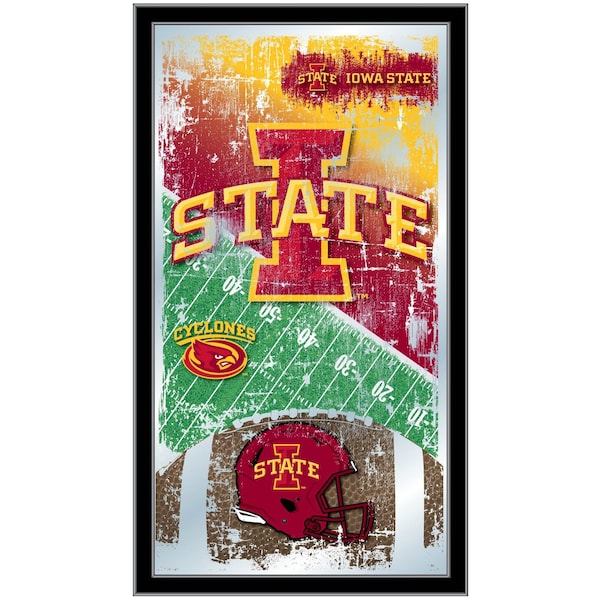 Iowa State 15" x 26" Football Mirror