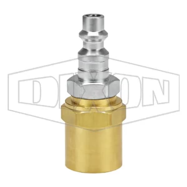 DF Series Industrial Quick Disconnect Pneumatic Reusable Plug, 1/4 in Nominal, Quick Disconnect Plug