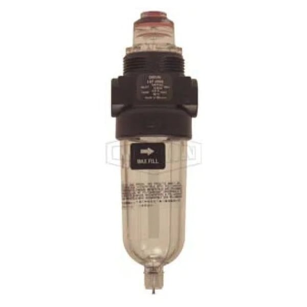 Series 1 Miniature Micro-Fog Lubricator, 1/8 in Port, 10 SCFM Flow Rate, 150 psi Pressure, Polycarbo