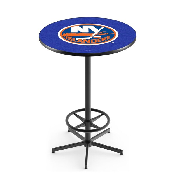 42" Black New York Islanders Pub Table