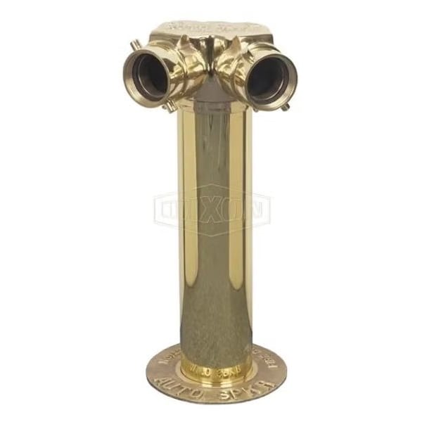 The Right Connection 21-207 2-Way Sidewalk Siamese Assembly, 2 2-1/2 x 6 in, FNST x FNPT, Cast Bra