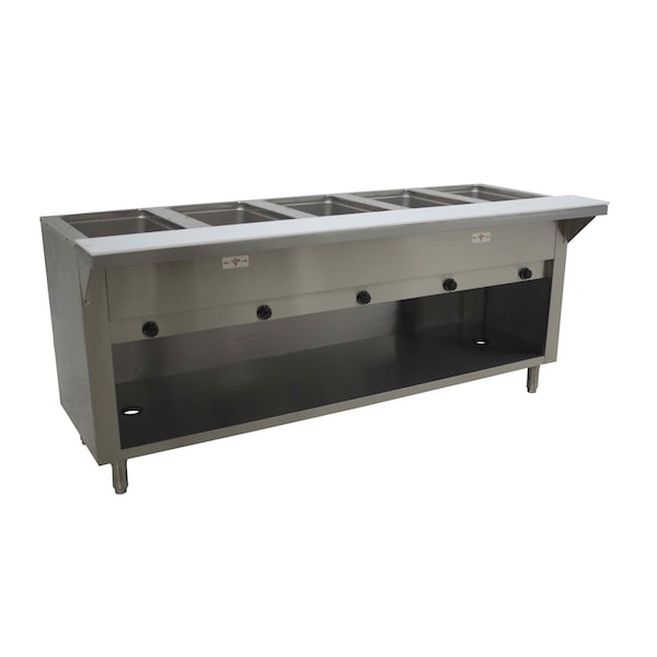 Hot Food Table natural gas 77-3/4 in.W x 30-5/8 in.D x 34-3/8 in.H
