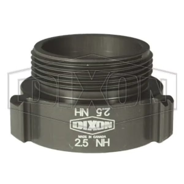 Style N37 Rocker Lug Hydrant Adapter, 2-1/2 x 3/4 in, Female NST NH x MNPT Connection, Aluminum