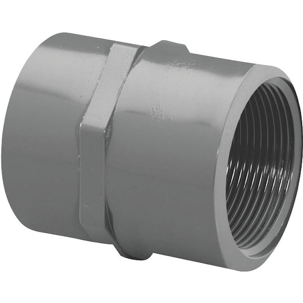 LASCO 835020BC Pipe Adapter, 2 in, Slip x FIP, PVC, SCH 80 Schedule