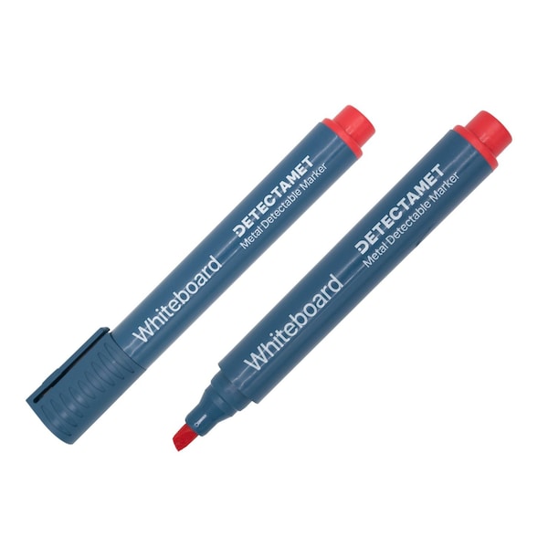 Detectable Dry Erase Marker Set, Round Barrel, PK10