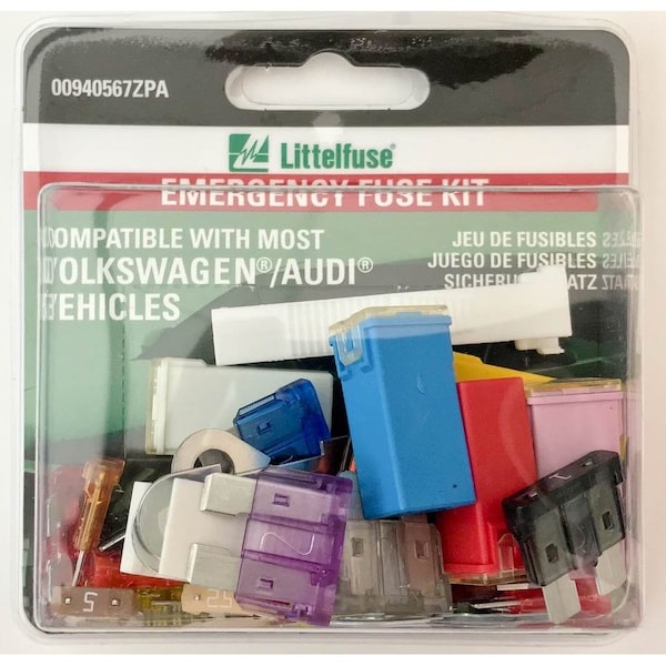 OE Replacement Emergency Fuse Kit For Use With Most Volkswagon And Audi Vehicles