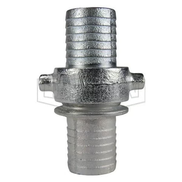 King Short Shank Suction Coupling with Plated Iron Nut, 1-1/2 in Nominal, NST End Style, Domestic