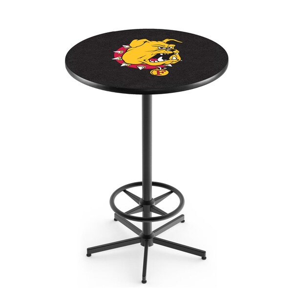 42" Black Ferris State Pub Table