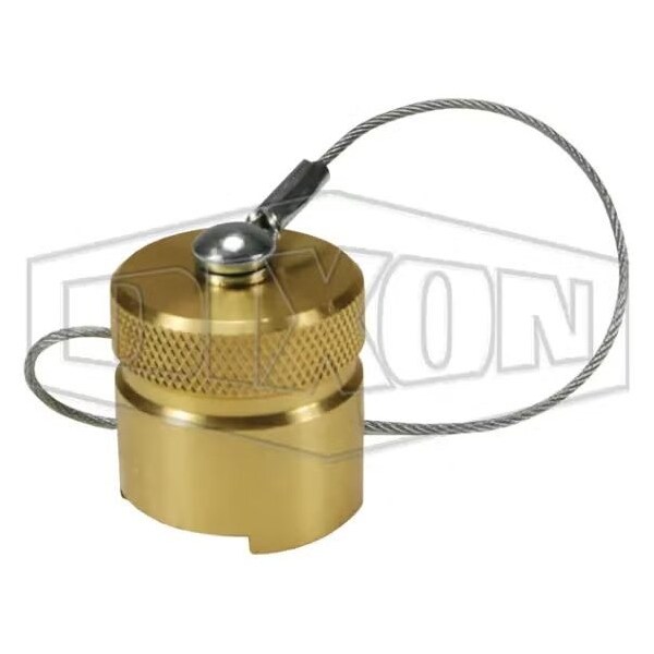 Dix-Lock Bowes Interchange Quick-Disconnect Cap, Brass, Domestic