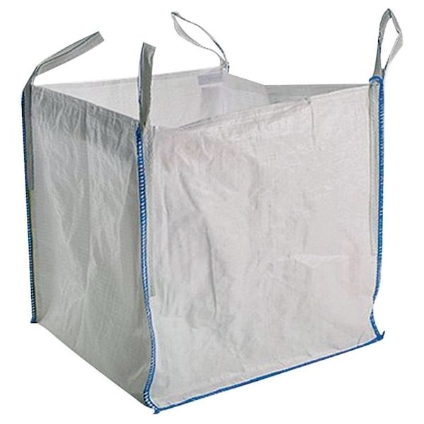MUTUAL INDUSTRIES 14981-3 Builder Bag, 43 in L x 39 in W x 38 in D, Woven Polypropylene