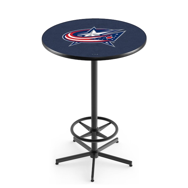 42" Black Columbus Blue Jackets Pub Table