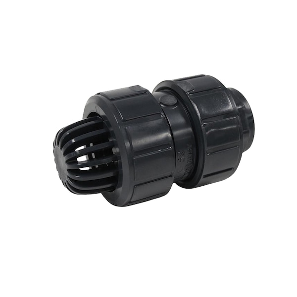 Valve, Foot, 4", PVC, Thread, EPDM