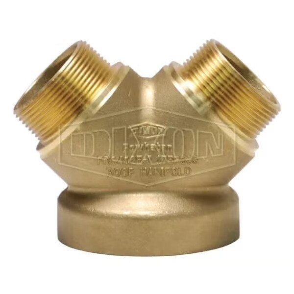 The Right Connection 26-294 2-Way Roof Connection Back Outlet, 4 x 2 2-1/2 in, FNPT x MNST, Cast B