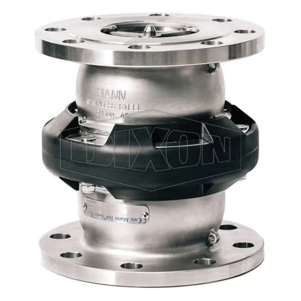 Mann-Tek by Safety Break-Away Coupling, 3 in Nominal, Flange End Style, 316 SSss Steel