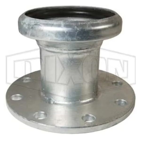 Type B Industrial Female Quick Connect Coupler, Coupling, 4 in, Quick Connect Coupler x Flange, Stee