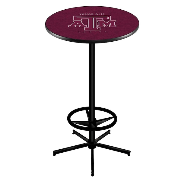 42" Black Texas A&M Pub Table