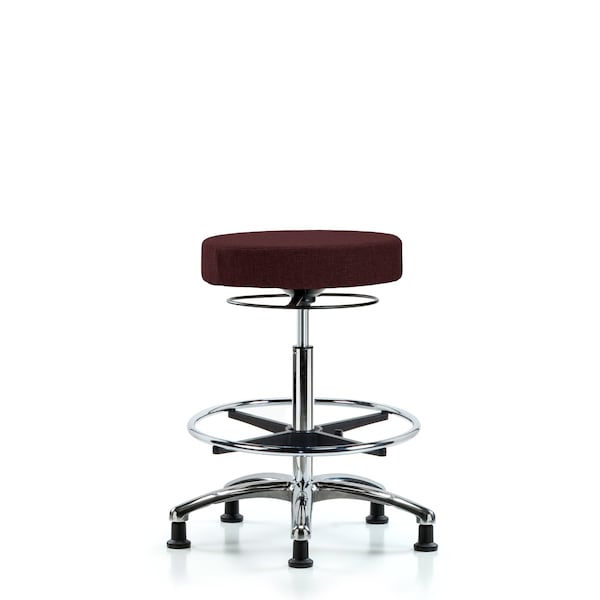 Bench Stool, Hi, Fabric, Chrom, CF, Glids, Bur