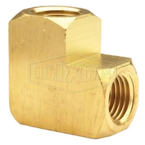 90Deg Pipe Elbow, 3/4 in Nominal, FNPT End Style, Brass, Domestic