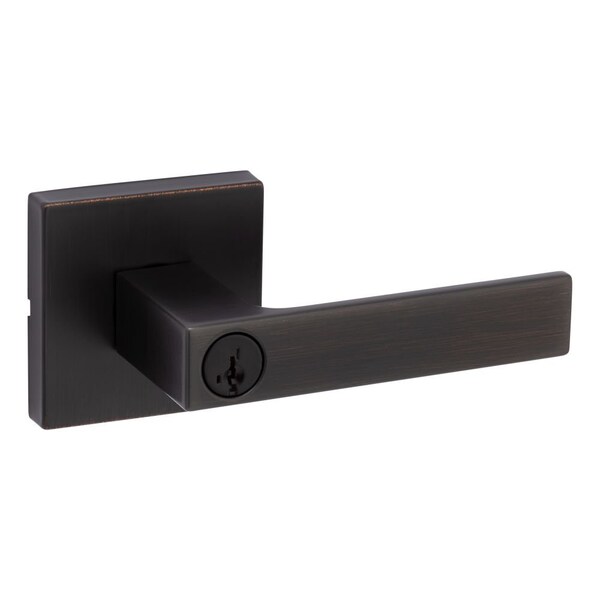 Singapore Lever , Square Rose Entry Door Lock SmartKey , RCAL Latch, RCS Strike Venetian Bronze Finish