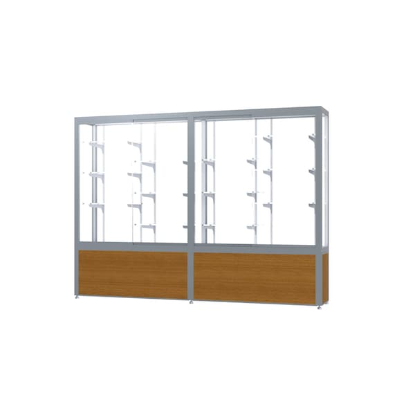 Display Case 96x66x16, White, Satin