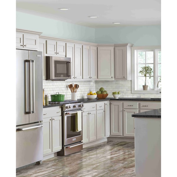Bernini Camo 3 In. X 18 In. Porcelain Bullnose Tile Trim In Gray, 30PK