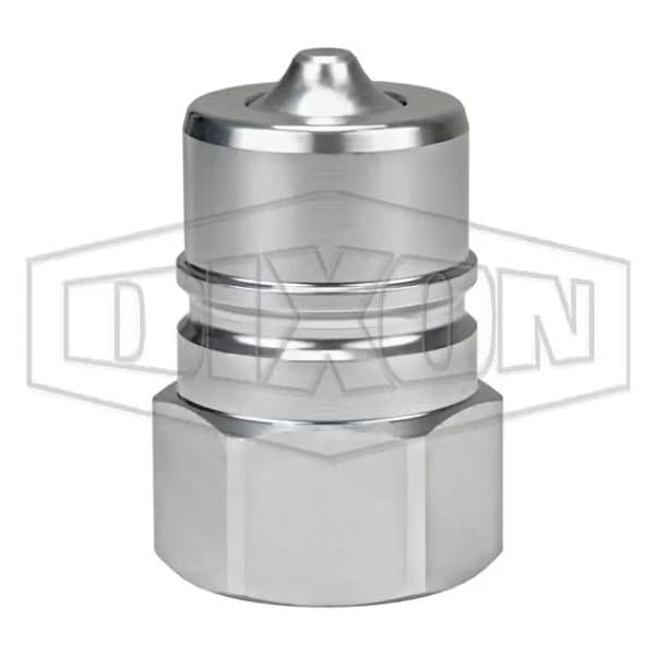DQC K Interchange Female Plug, 1-1/4-11 Nominal, Female BSPP, Steel