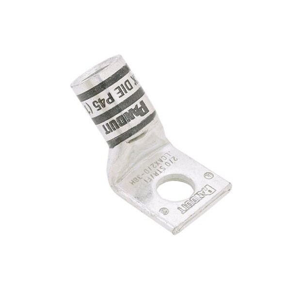 One-Hole Compression Lug, Standard Barrel, Copper, Orange