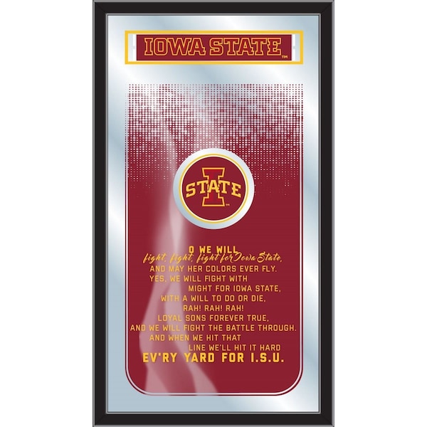 Iowa State 26" x 15" Fight Song Mirror