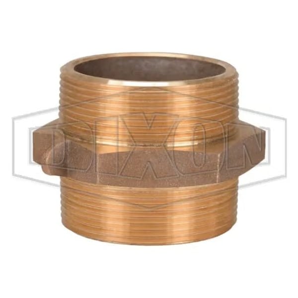 Double Male Hex Nipple, 3 in, MNPT