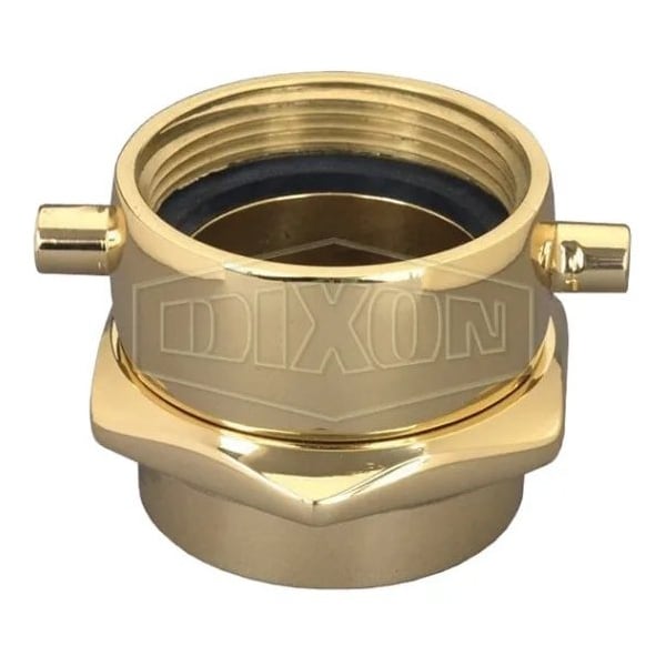 The Right Connection 23-270 Open Snoot Pin Lug Adapter, 2-1/2 in, FNST x FNPT, Cast Brass, Domestic