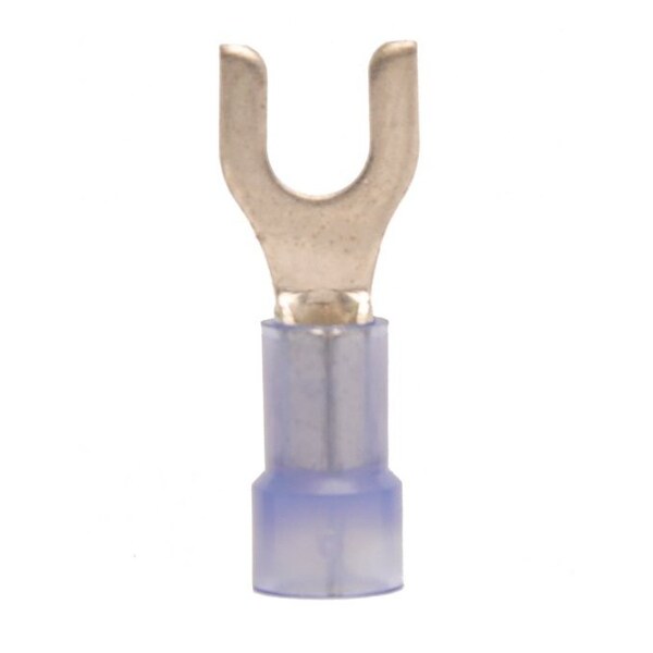 Fork Terminal, #8 Stud Size, 14 AWG, 600 V, Nylon Insulated, 1000 PK