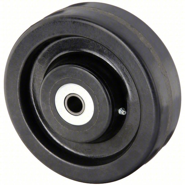 Caster Wheel, 8"dia, 2,000 lb, Black