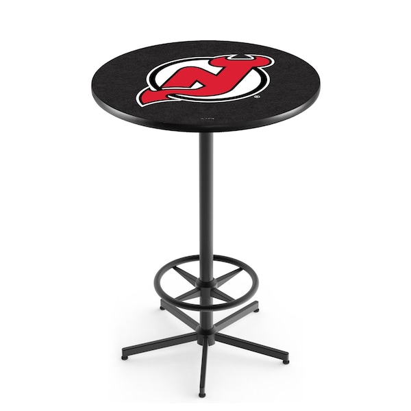 42" Black New Jersey Devils Pub Table
