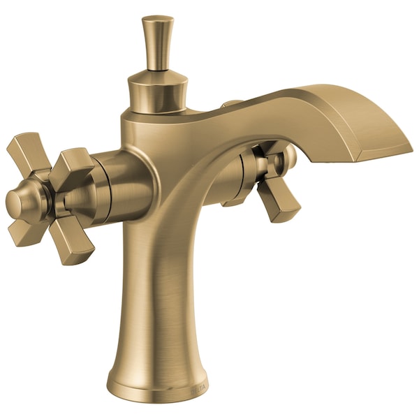 Dorval Two Handle Single Hole Monoblock Bathroom Faucet