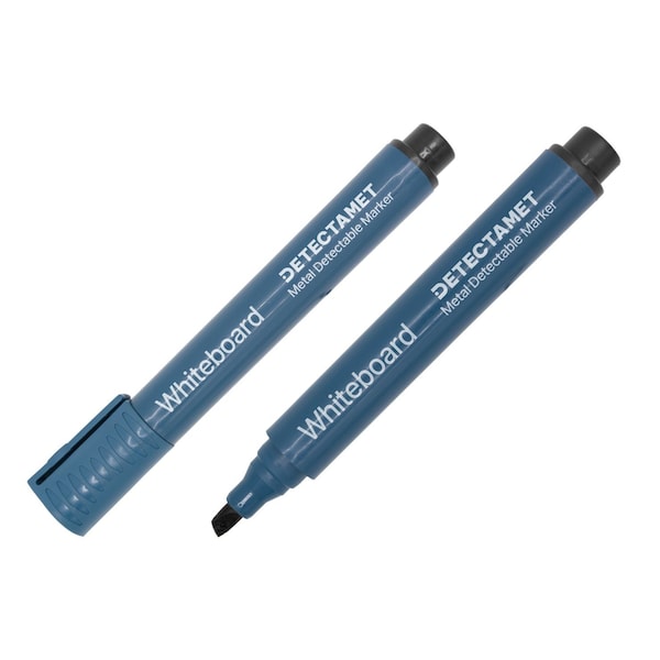 Detectable Dry Erase Marker Set, Round Barrel, PK10