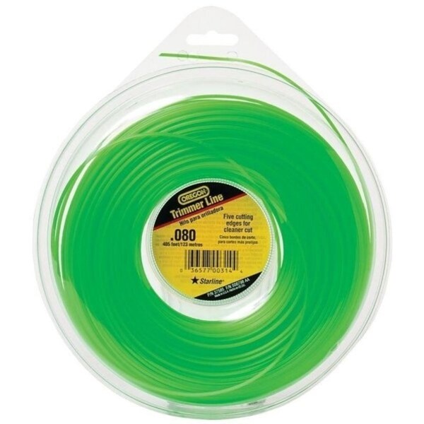 Trimmer Line, 008 in Dia, 405 ft L, CoPolymer