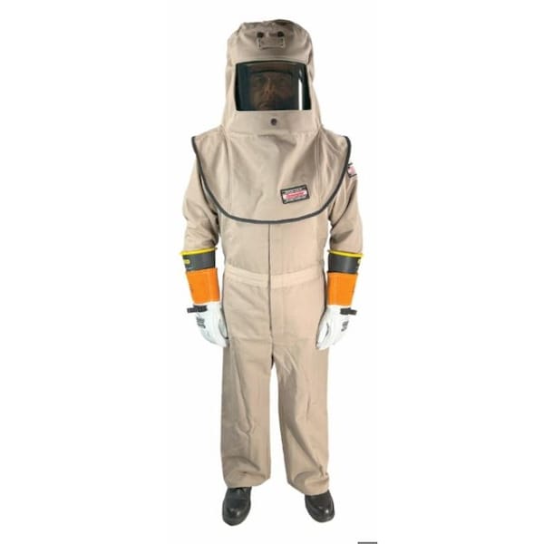 40Cal Coverall Kit w/Vent: 5X0 with Class 0 Glove Kit