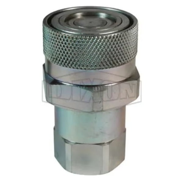 DQC VEP Female Coupler, 2-1/2-12 Nominal, Female O-Ring Boss End Style, Steel, Domestic