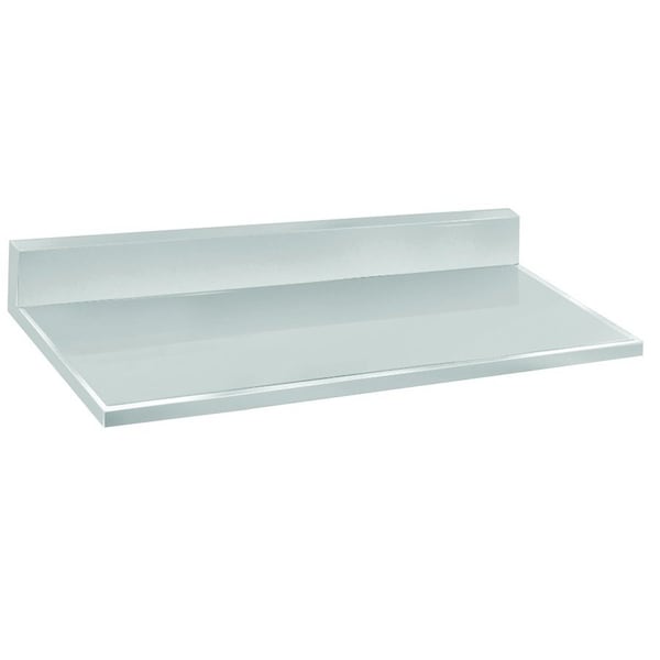 Countertop 84 in.W x 25 in.D with 10 in. backsplash