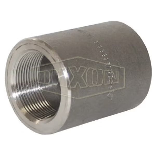 Threaded Pipe Coupling, 2 in Nominal, FNPT End Style, 3000 lb, Forged Steel