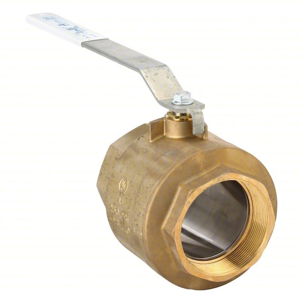 Manual 2-Way Ball Valve, NPT, Brass