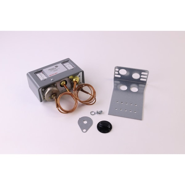 Pressure Switch, Standard, SPST, 36" Capillary with 1/4" Flare Nut, 80 to 500 psi Range, Steel