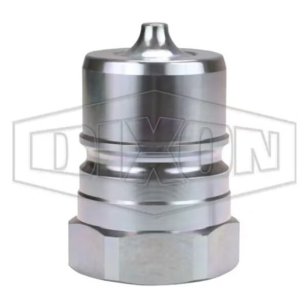 DQC K Interchange Female Plug, 1-1/2-11 Nominal, Female BSPP, Steel