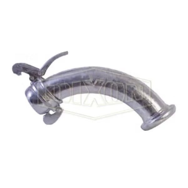 Type B 90Deg Quick Connect Elbow, 12 in, Female x Male, Steel, Domestic