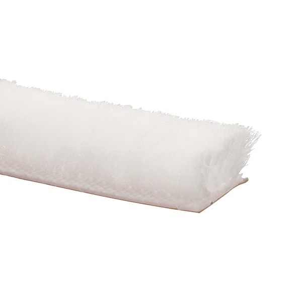 Self-Adhesive Pile Weatherstrip for Windows and Doors, 18 ft., White, Owens Corning (Single Pack)