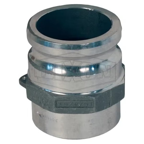 Cam and Groove Adapter, 6 in, Butt Weld x SCH 40 Pipe, Aluminum, Domestic